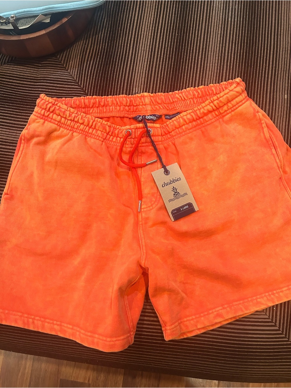 Men's Orange Shorts